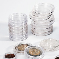 Plastic capsule for coins (28)