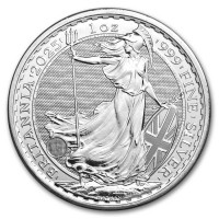 Stříbrná mince Britannia 1 oz (2025)