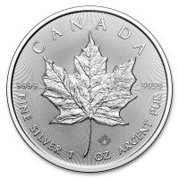 Silver coin Canadian Maple Leaf 1 oz (2025)