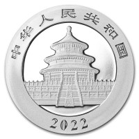 Silver coin China Panda 30g (2022) 40. ANNIVERSARY