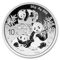 Silver coin China Panda 30g (2025)