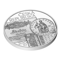 Silver coin ČNB 200 CZK Czech Savings Bank 200th Anniversary PROOF