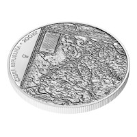 Silver coin ČNB 200 CZK 400th anniversary of the publication of Comenius’ map of Moravia STANDARD