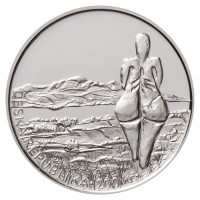 Silver coin ČNB 200 CZK Venus of Věstonice 100th anniversary of the discovery of the sculpture STANDARD