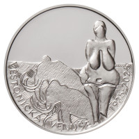 Silver coin ČNB 200 CZK Venus of Věstonice 100th anniversary of the discovery of the sculpture STANDARD