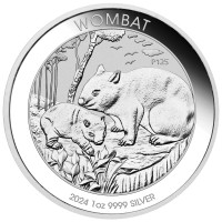 Silver coin Wombat 1 oz (2024) 125th Anniversary of the Perth Mint