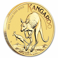 Zlatá minca Australian Kangaroo 1/10 oz 2022