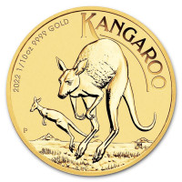 Zlatá minca Australian Kangaroo 1/10 oz 2022