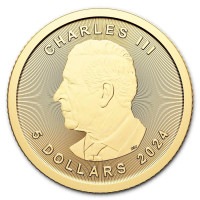 Gold coin Canadian Maple Leaf 1/10 oz