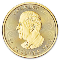 Gold coin Canadian Maple Leaf 1 oz 2025