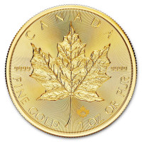 Gold coin Canadian Maple Leaf 1 oz 2025