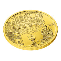 Gold coin ČNB 5.000 Kč Moravská Třebová STANDARD 1/2 oz