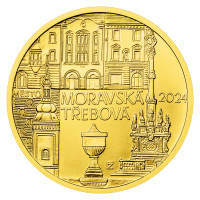 Gold coin ČNB 5.000 Kč Moravská Třebová STANDARD 1/2 oz