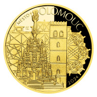 Gold coin ČNB 5.000 Kč Olomouc PROOF