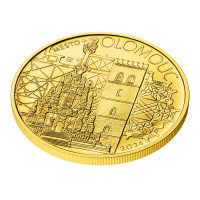 Gold coin ČNB 5.000 Kč Olomouc STANDARD