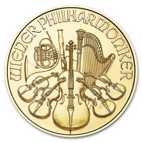 Gold coin Wiener Philharmoniker 1/10 oz 2023