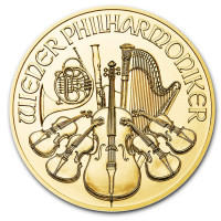 Gold coin Wiener Philharmoniker 1/10 oz
