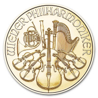 Gold coin Wiener Philharmoniker 1/10 oz 2025