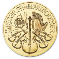 Gold coin Wiener Philharmoniker 1/2 oz