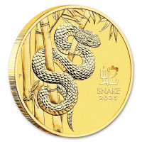 Zlatá minca Year of the Snake - Rok Hada 1 oz (2025)