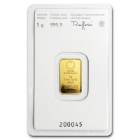 Gold ingot 5g Münze Österreich - Kinebar